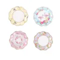 Frühlingshafte Blumen Pappteller Set, dekoratives Einweggeschirr für Geburtstagsfeiern und Partys. - 18cm Teller / Mehrfarbig Gemischt