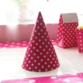 Pink Polka Dot Party Cone Hat Birthday Celebration Paper Decoration Variant Style - Birthday Hat