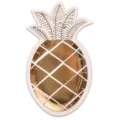 Stilvolle Goldfolie Ananas Pappteller Einweggeschirr für Party Dekorationen und Obst Servieren - Roségoldprägung Ananas Teller / 8 Stück/Packung / Roségold