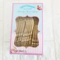Goldenes Plastikbesteck Set, 24 Stk. wiederverwendbare schwere Gabeln Messer Löffel Party. - Verpacktes Kunststoff Besteck Set / 24-Teiliges Set