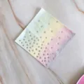 Regenbogen Farbverlauf Papierservietten Party Geschirr dekorative bunte Punkte Tischdeko - Regenbogen Papierservietten / 16 Stk