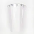 Disposable paper cup with silver foil stripe design 270ml for cold drinks and party events. - 270ML / Purple