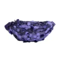 Women fashion purple sequin waist bag chic casual chest bag crossbody underarm bag main view - Purple