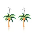Leuke acryl palmboom hangende oorbellen zomer tropisch strand sieraden voor vrouwen - Palmboom