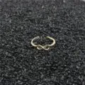 Anillo de dedo del pie símbolo infinito oro ajustable metal forma 8 joya de playa - Dorado