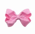 Roze pailletten haarstrik detailweergave, grote glitter haarspeld voor meisjes en dames dagelijks. - Dieproze