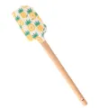 Spatule en Silicone Imprimée Ananas avec Manche en Bois Outil de Cuisson Gâteau - Modèle ananas, grande taille