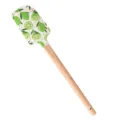 Spatule en Silicone avec Manche en Bois Imprime Citron Vert Resisant a la Chaleur Gateau - Modèle citron, grande taille