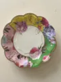 Floral paper plates 17.5cm disposable baroque vintage tableware for party wedding decor. - Multicolor Floral Style 1 / 8 Pieces/Pack