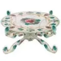 European style paper cake stand round dessert tray for wedding birthday party supplies SKU - Double-Sided Single-Tier Gold-Stamped Cake Stand