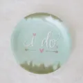 Groene i do papieren borden wegwerp servies voor feestje verjaardag bruiloft decoratie - 7-Inch 18cm Papieren Borden 8 Stuks