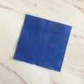 Blue disposable paper napkin for party, dessert, fast food tray, and baking greaseproof use. - 16 Pcs 33x33 Paper Napkins - Royal Blue