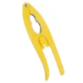 Yellow nutcracker tool with metal serrated jaws for kitchen use, durable and practical. - PP Bag / Yellow