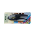 Zinc alloy multi-functional nutcracker, durable kitchen tool for cracking various nuts easily. - Card Pack / Black