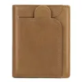 Heren vintage bruine lederen portemonnee multifunctionele kaarthouder rijbewijsetui. - 9*2.5*11.5cm / Bruin