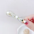 Stijlvolle haarspeld met strass steentjes en zirkonia schattige haarsieraad voor dames - Waterdruppel Stijl (LJ523) / Goud