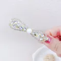 Strass zirkon haarklem haarspeld zoete haaraccessoire sprankelende kristallen zijclip voor vrouwen. - Cirkel Stijl (LJ523) / Goud