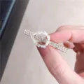 Koreaanse stijl minimalistische strass geometrische haarspeld, elegante gouden haarclip voor dames. - Waterdruppel / Goud