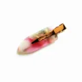 Roze marmer acetaat eendebek haarspeld, stijlvol haaraccessoire voor vrouwen en meisjes. - Roze