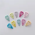 Leuke kleurrijke hart haarspelden snoep kleur schattige kinderen haarspeld set kleuren - Macaron Hart / 10 Stuks/Verpakking