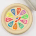 colorful heart shaped hair clips cute candy color bb clips for kids girls hair accessories - Large Heart / 10 Pieces/Pack