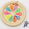 Colorful star snap hair clips for kids cute geometric hairpins candy color hair accessories - Big Star / 10 Pieces/Pack