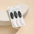 Set spille per hijab magnetiche, clip per sciarpa ovali in plastica per donne eleganti. - Nero e Bianco (XZ5-3)