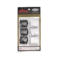 Plastic safety pins hijab scarf anti slip buttons black and white pack of twelve pins - Black and White Set (XZ8-10)