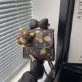 Kinderen cartoon beren strik rugzak schattig bedrukt stijlvolle meisjes schouder tas - Met Hanger / Koffie