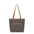 Bolso de hombro de gran capacidad casual retro para mujer elegante practico nuevo - Negro
