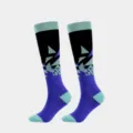 High performance athletic compression socks for men and women, geometric patterns. - Geometric Triangle