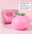 Jumbo pink peach slow rebound squishy toy stress reliever with retail packaging box - Peach Style (Boxed) / Extra Large / Pink