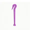 Professional purple plastic hair pulling needle tool for simple bun hair styling for girls - Elastic Band Cutter / Purple