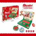 English version kids Christmas toy laptop with educational lights and music features - Christmas Style