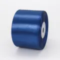 Rollo de cinta de raso azul oscuro de 5cm para envolver regalos y decoración boda - 5cm x 22m (Núcleo de Plástico) / Azul Marino