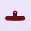 Duurzame universele rode T-vormige PVC telefoonkoord patch connector voor mobiele hoesjes - Clip / Bruin