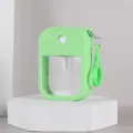Grüne 38ml tragbare Karten-Sprühflasche Silikon Taschen-Zerstäuber für Parfum und Alkohol - Grasgrün