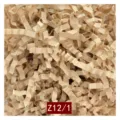 Natural kraft shredded wavy paper filler for eco-friendly gift box and soap packaging - 100g Pack / Z12-1 Light Coffee