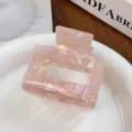 Eleganter, schillernder, rosa Haarklammer im Meerjungfrau-Stil für stilvolles Haarstyling - 5cm / Orange