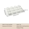 Technische Spezifikationen und Maße für die 12-Kavitäten-Silikonform für Mousse - 12-Loch Wolke Weiß (152g)(CZ8247)