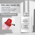 Base Gel Peelable BORN PRETTY 15ml per rimozione facile e nail art a lunga durata - Base coat rimovibile / 15ml
