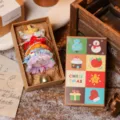 Handgemachte bunte Pfeifenreiniger Weihnachtsbaum Glocke Ornament mit Geschenkbox - Chenille Weihnachtsbaum Stil 4 (In Box) / Kartonverpackung