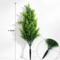 Realistic 53cm artificial cypress branch for greenery decor and Christmas arrangements - Cypress Christmas Tree (With Ground Plug) / Height 53cm / Green