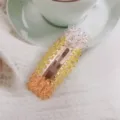 Kleurrijke kristal BB haarspeld geometrische strass haarnaald voor dames styling - Gele Gradiënt