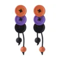 Gothisch Halloween kleurrijke knopen oorbellen y2k punk kwast oorbellen feest sieraden cadeau - Stud oorbellen / Stijl 2 Oorbellen