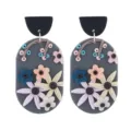 Orecchini pendenti fiori in argilla polimorfa retrò simpatici gioielli colorati - Stile 1