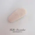Leuke grote pluche haarspeld macaron kleur zoete waterdruppel zijhaarspeld voor dagelijks gebruik. - Broken Wit