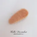 Pluche waterdruppel haarspeld oule macaron haaraccessoire voor vrouwen en meisjes - Bruin