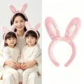 Süßer Plüsch Hasenohren Haarreif für Kinder und Erwachsene, weiche Tier Haaraccessoires. - Stirnband