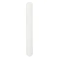 Plain white silicone slap bracelet for kids, smooth surface wristband party gift. - White